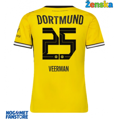 Borussia Dortmund Joey Veerman #25 Domaci Dres za Ženska 2026-27 Kratak Rukav